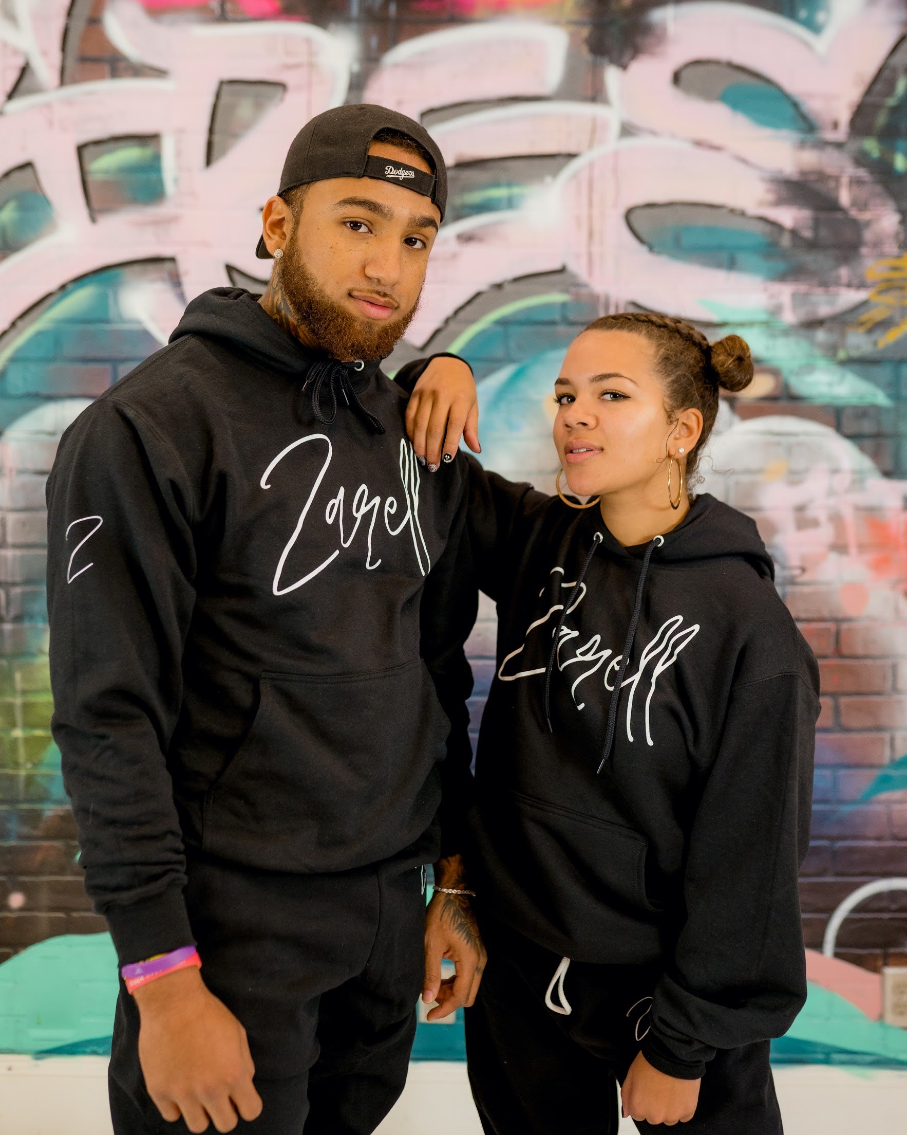 Zarell Hoodie- WHITE LOGO
