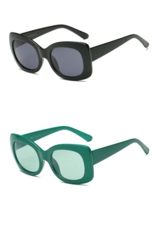 Rectangular Oversize Sunglasses