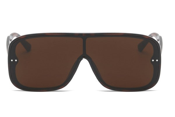 Retro Flat Top Square Sunglasses