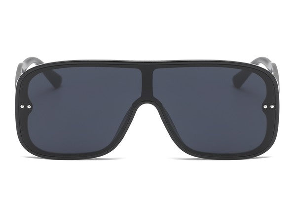 Retro Flat Top Square Sunglasses