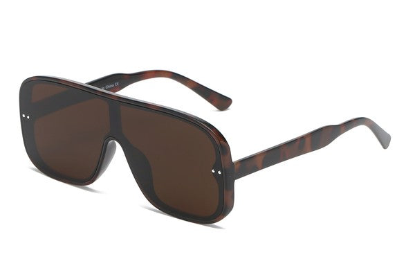 Retro Flat Top Square Sunglasses