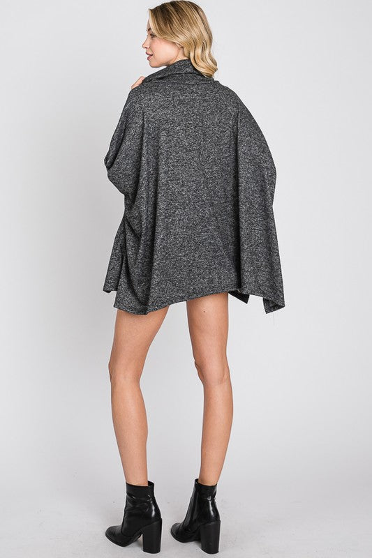 Cowl Neck Poncho