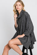 Cowl Neck Poncho