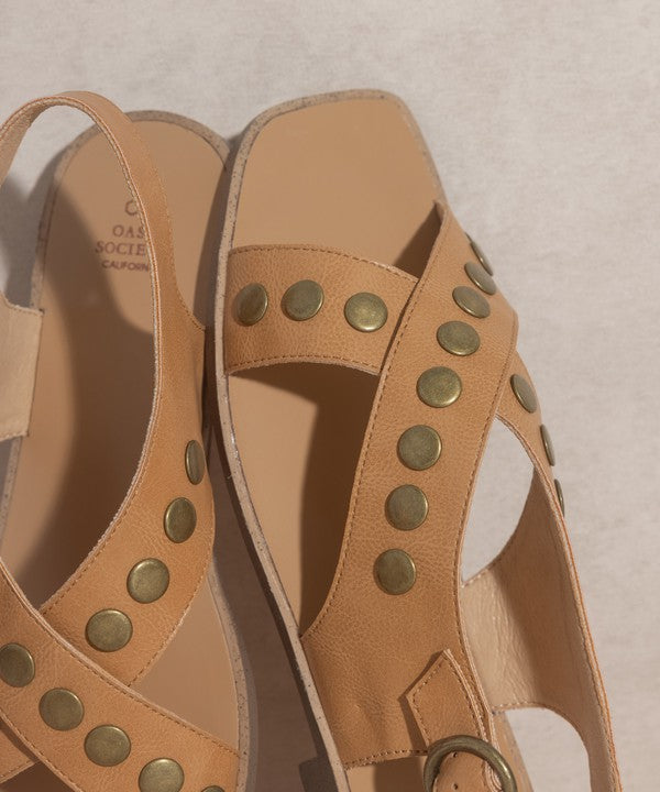 Studded Cross Band Sandal