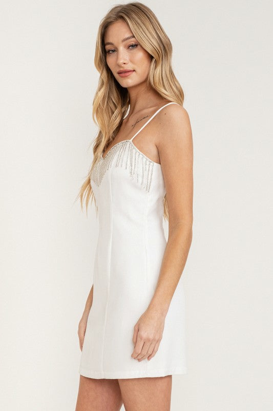 Rhinestone Fringe Dress