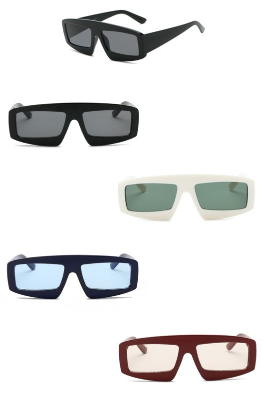 Rectangular Futuristic  Sunglasses