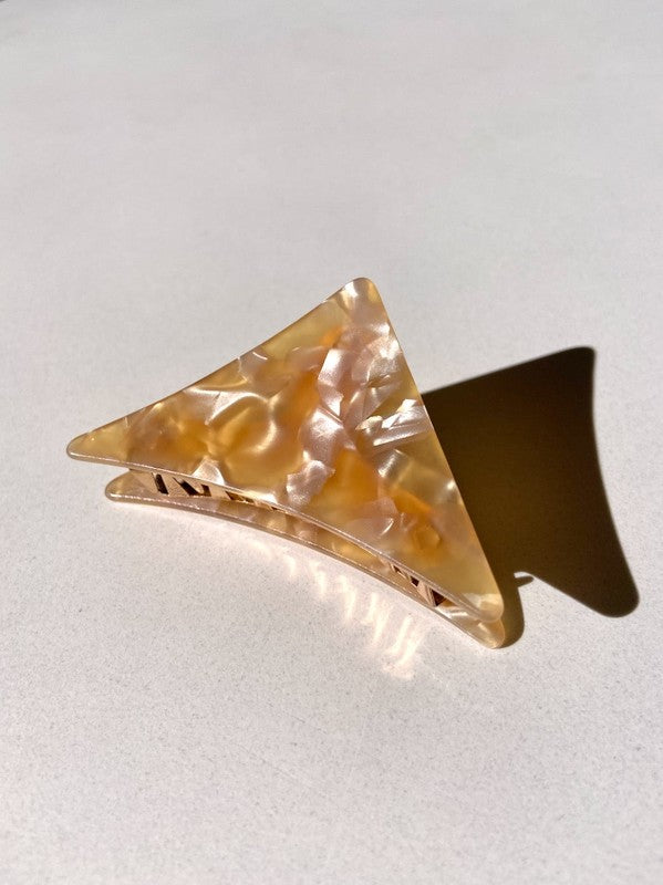 Acrylic Triangle Hair Claw Clip