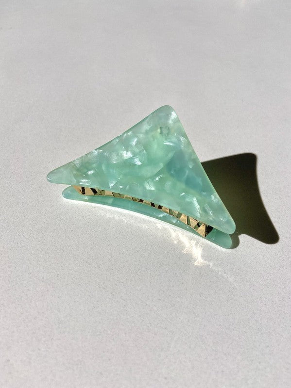Acrylic Triangle Hair Claw Clip