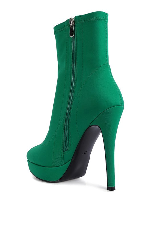 Lycra Ankle Boot