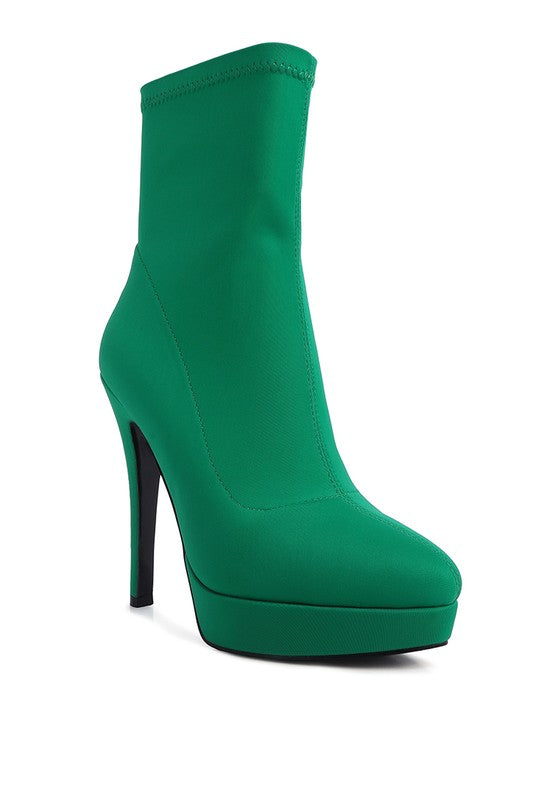 Lycra Ankle Boot