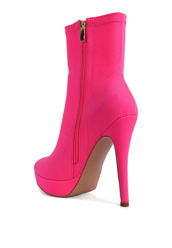 Lycra Ankle Boot