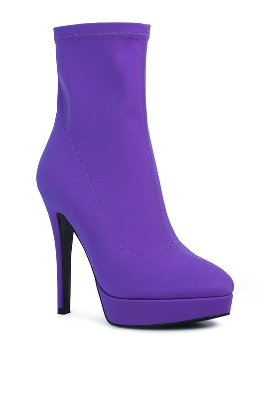 Lycra Ankle Boot