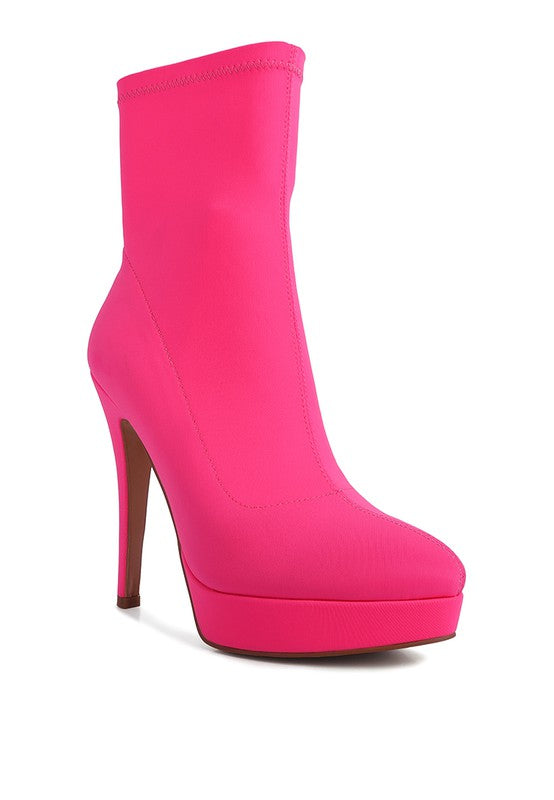 Lycra Ankle Boot