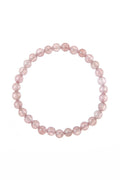 Strawberry Quartz Stone Bead Bracelet