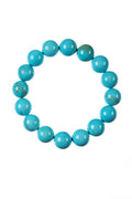Crack Turquoise Stone Stretch Bracelet