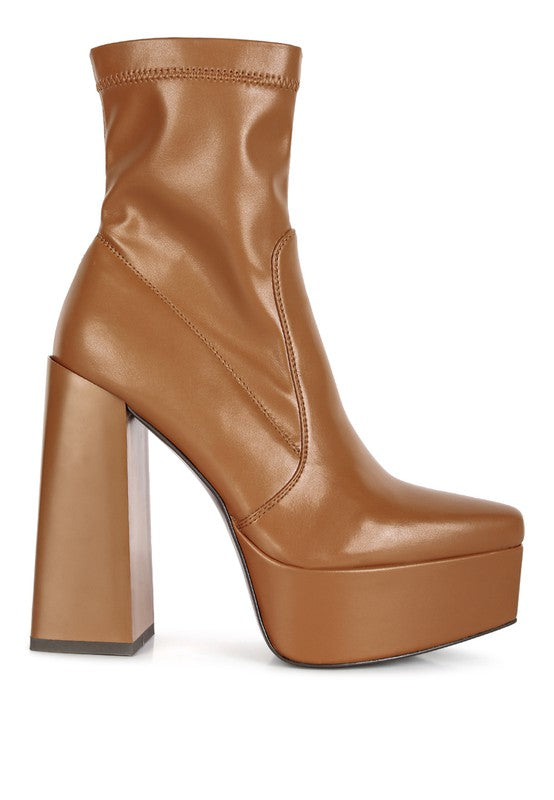 Platform Ankle Boots