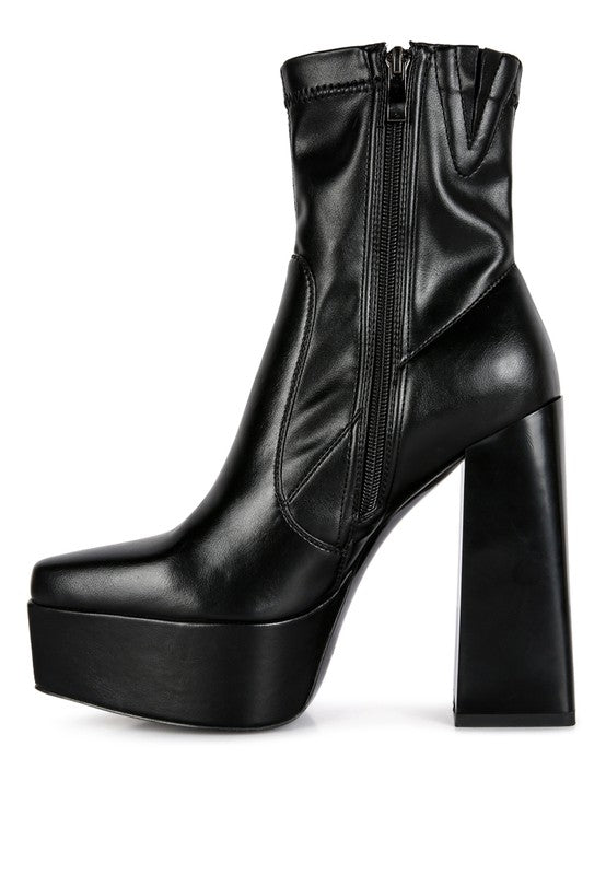 Platform Ankle Boots