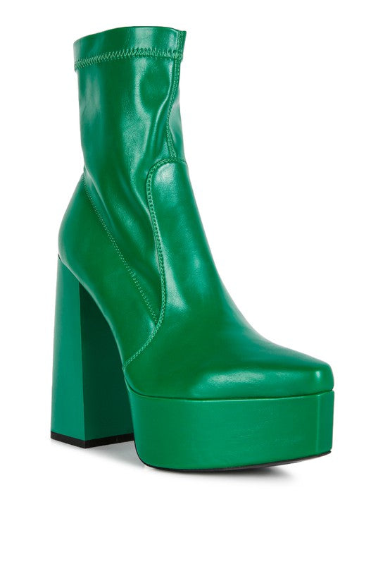 Platform Ankle Boots