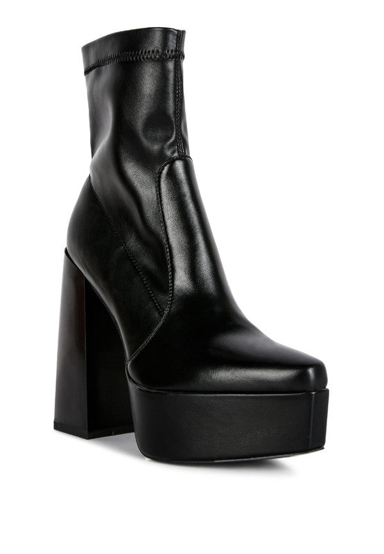 Platform Ankle Boots