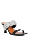 Ruched Strap Sandals