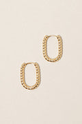 14K Gold Dipped U Shaped Earrings
